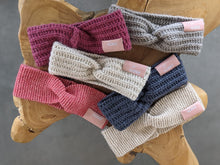 Load image into Gallery viewer, Le bandeau des neiges em laine d&#39;alpaga - Winter headband in Alpaca wool
