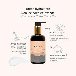 Coco et Lavande crème corporelle - BKIND - Body lotion coconut & lavender
