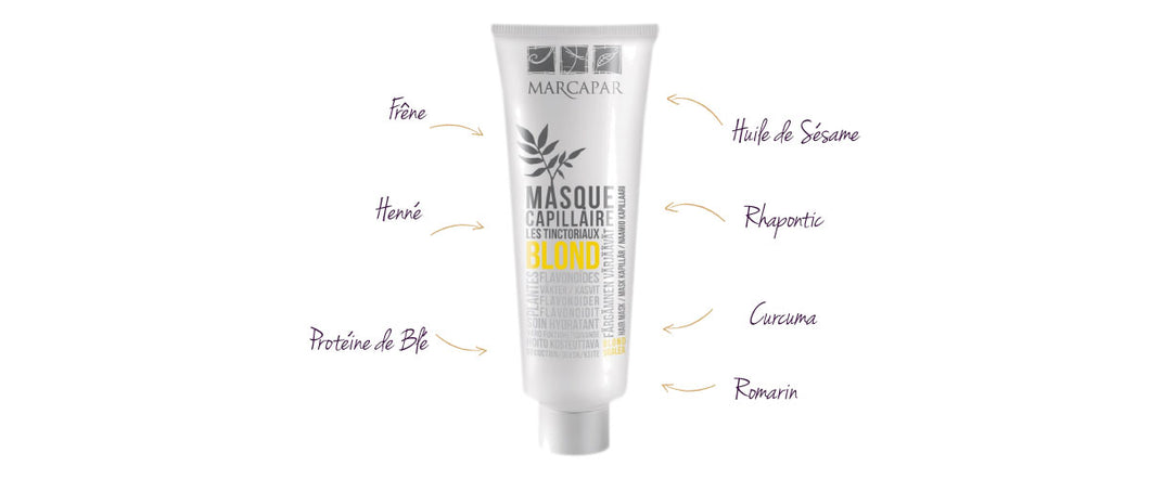 Masque tinctoriaux Blond - Marcapar - Blond hair mask