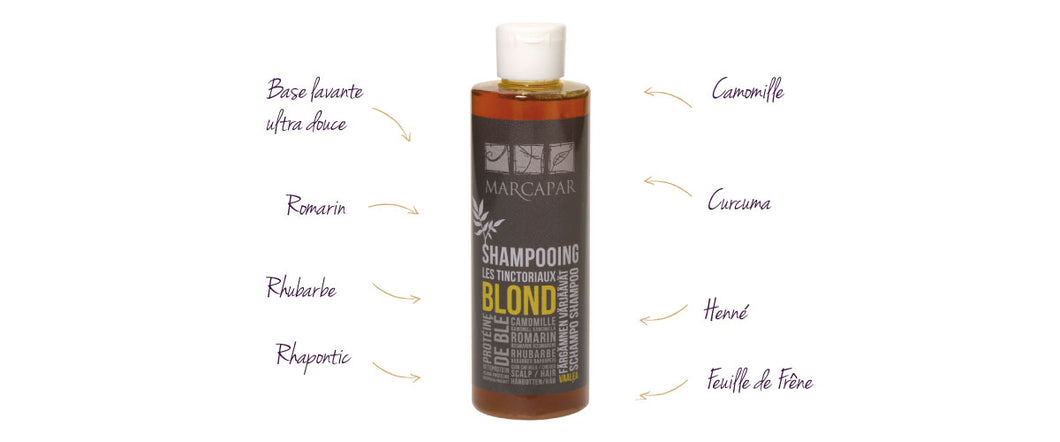 Shampoing tinctoriaux Blond- Marcapar  - Blond tinctorial shampoo