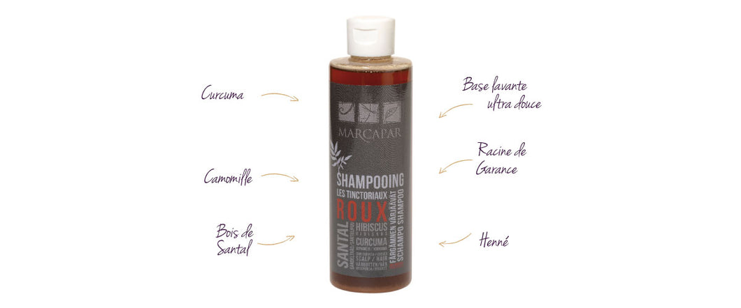 Shampoing tinctoriaux Roux -Marcapar -  Red hair tinctorial shampoo